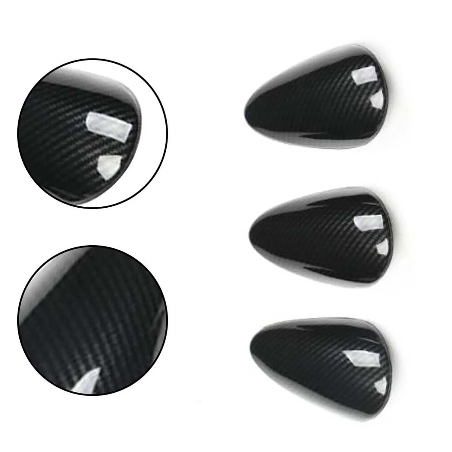 PINGOLIN 3PCS Carbon Fiber Style Dashboard Gauge Hood Covers for Nissan 370Z 2009–2020 – ABS Interior Trim Replacement