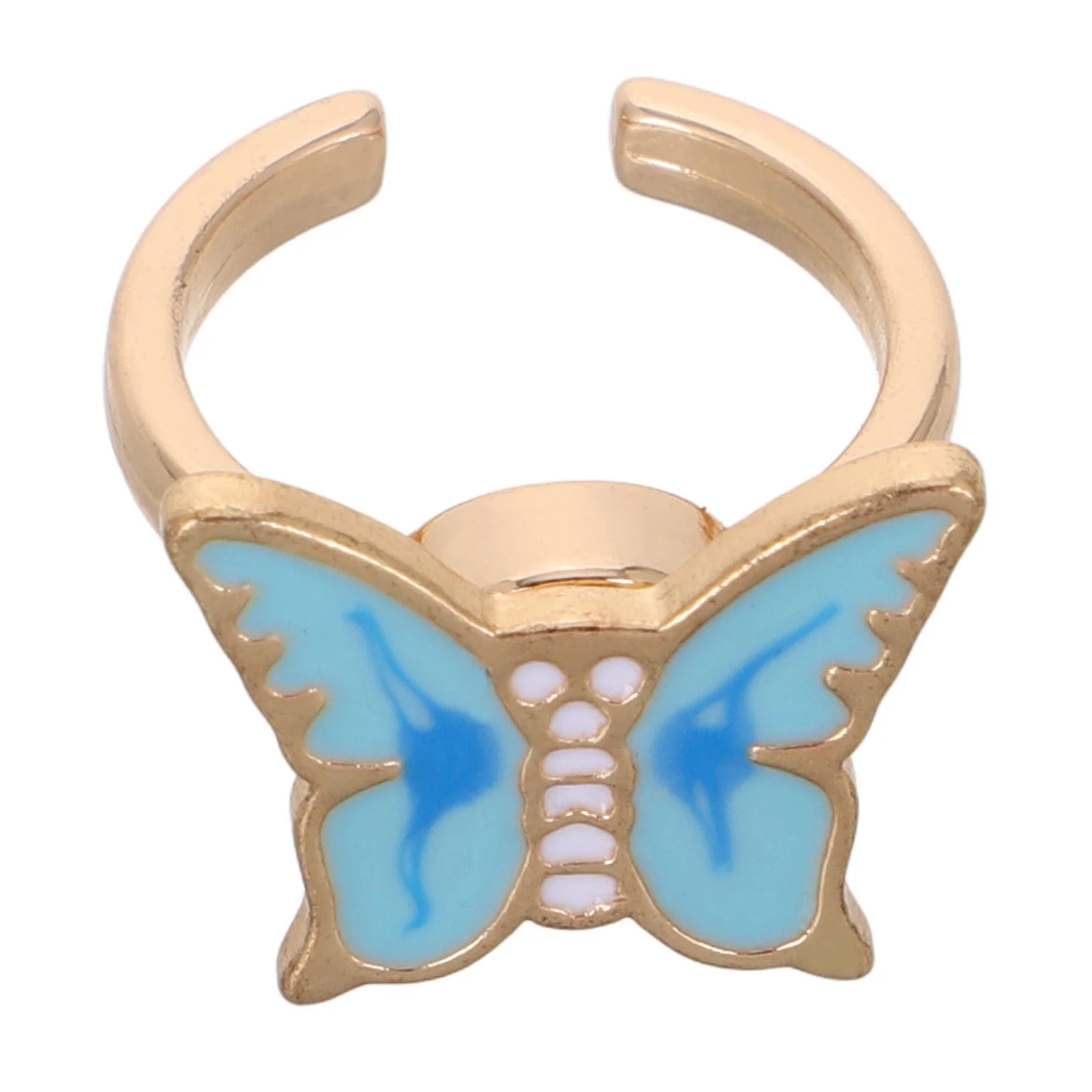 Anello rotante regolabile per alleviare lo stress e l'ennui, finitura liscia, gioielli per alleviare l'ansia, leggeri, comodi e indossabili