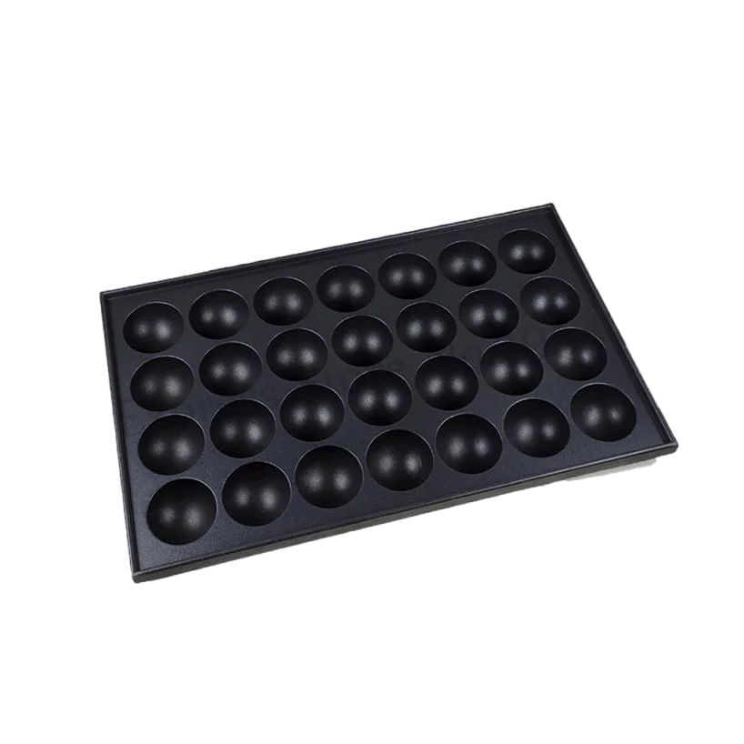 Non-Stick Octopus-Ball Plate Home Cooking Baking  Spare Part Hole Diameter 40mm With 28 Molds In One Tray