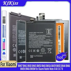 Battery, BM47 BN41 BN30 BN45 BM50 BN43 BM3A BM39 BM3E BN44 BN46 BM3K BN4A BM3M for Redmi Note 4 4A 5 6 7 8 For Xiaomi Mi 9