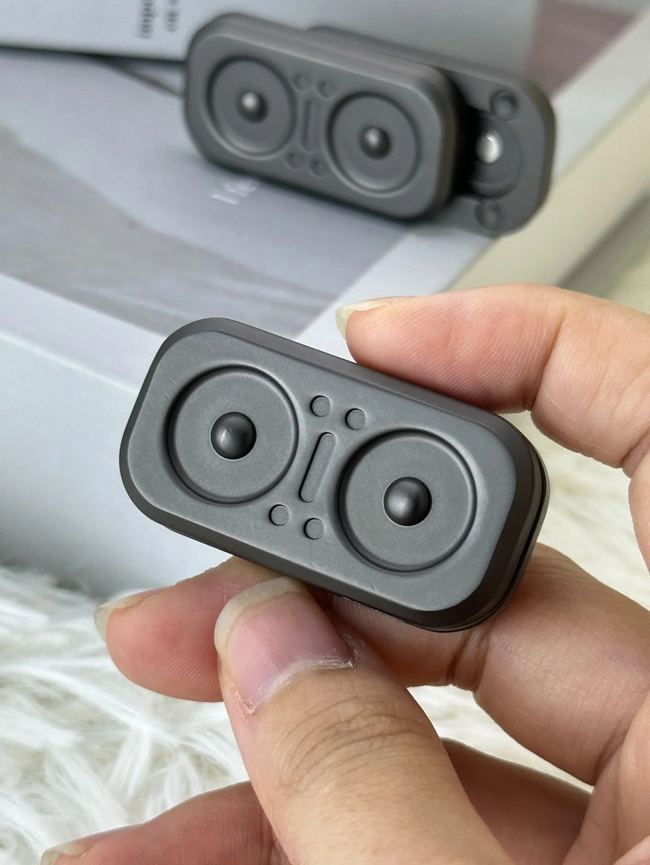 البومة المعدنية فيدجيت الدوار ، فك الضغط المغناطيسي اللعب ، الكبار والأطفال هدية ، المنزلق #6