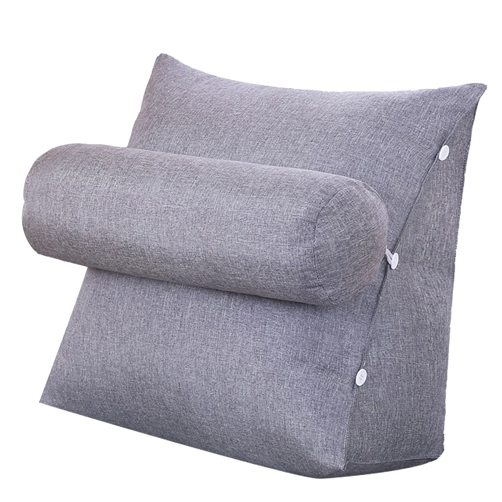 

Office Chair Pillow Throw Pillows for Bed Reading Home Car Cushion Triangle Wedge