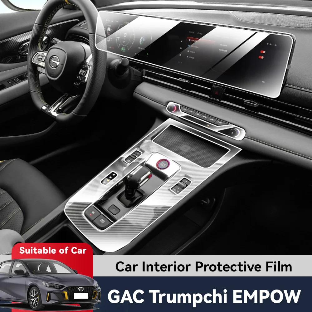

Car Central Control TPU Navigation Anti Scratch interior Protection Film Navigation For GAC Trumpchi EMPOW 2023 2024 Accessories