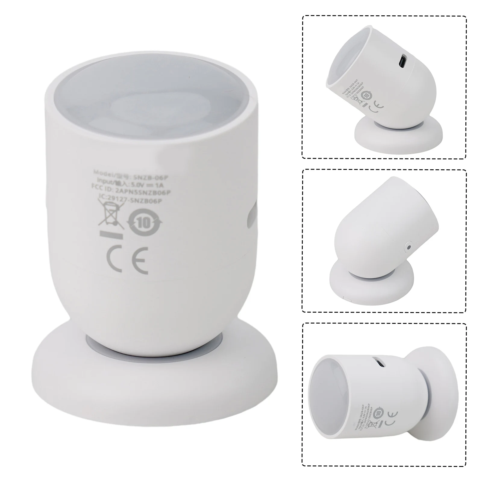 SNZB 06P migliorato per il sensore di presenza umana Zigbee 1 confezione rilevamento affidabile del movimento Smart Home compatibile consente di risparmiare energia