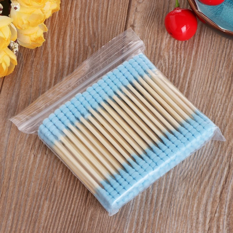 100Pcs Cosmetic Makeup Cotton Swab Stick Double for Head Ear Buds Cleaning Tools Drop Shipping