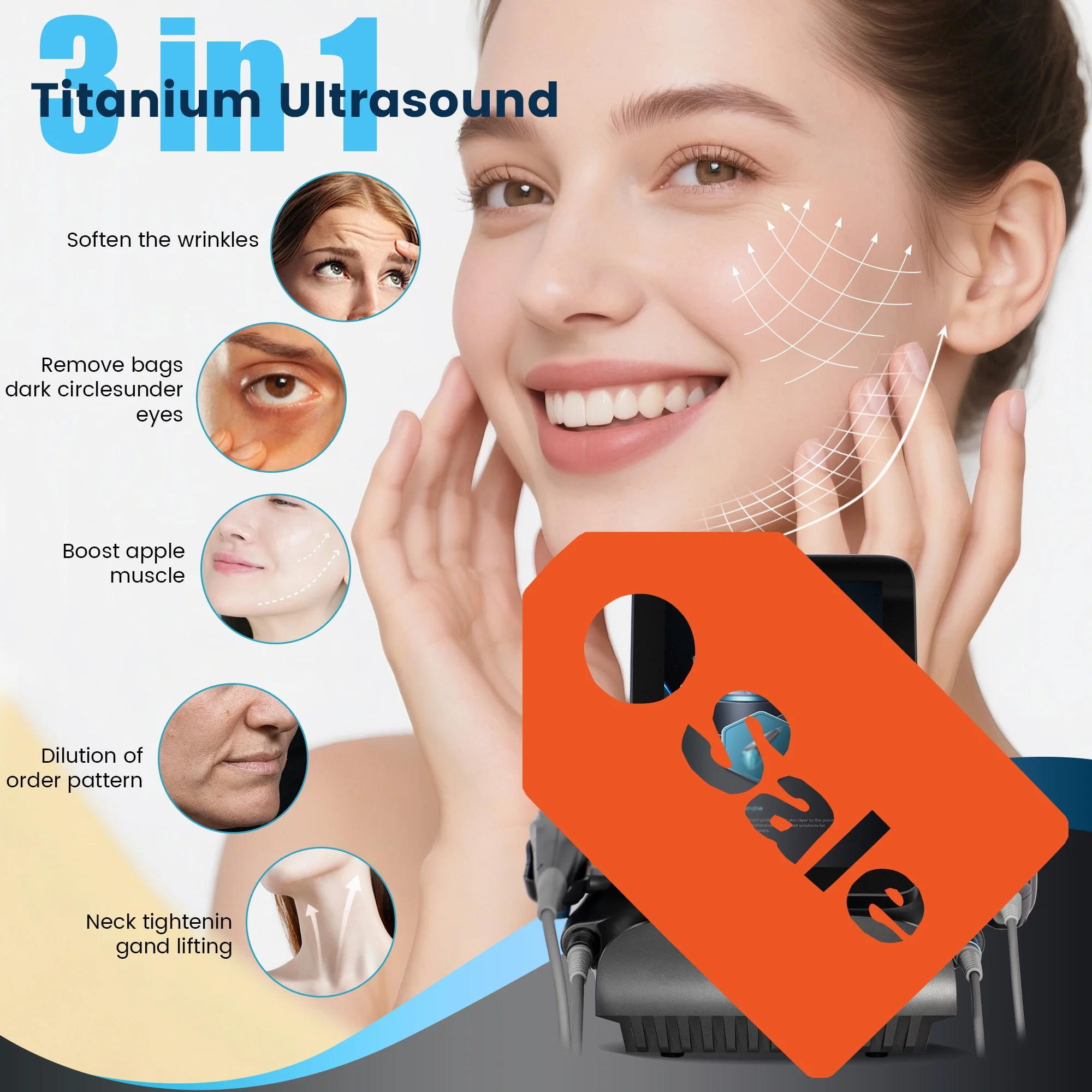 

Professional Hiifu Titanium Ultrasonic Picosecond Laser - 360° Arm for All-Color Tattoo& Acne Scar Treatment