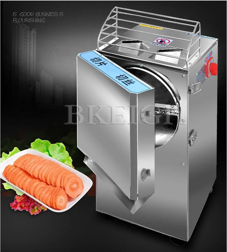 

Electric Vegetable Slicer, Fully Automatic Cucumber, Potato, And Radish Shredder