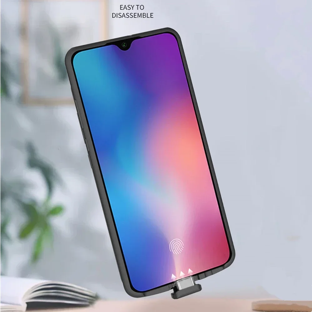 For Xiaomi Mi 9 SE Extenal Battery Cases Slim Backup Power Bank Portable Charging Cover 6800mAh Smart Battery Charger Case