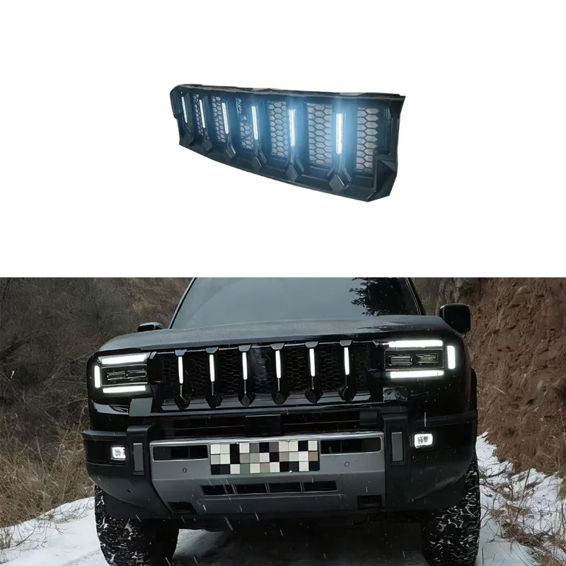 

For JETOUR G700 Black Warrior with Illuminated Front Grille Nightfall Glowing Front Grille