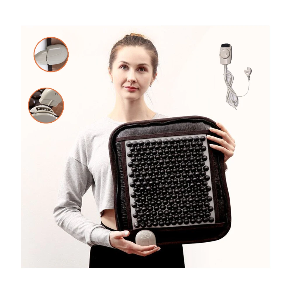 

second heart nugar electric foot massage mat Korea tourmaline arch acupuncture massager infrared heating pads