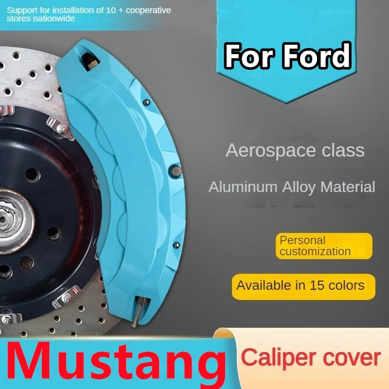 For Ford Mustang Aluminum Car Brake Caliper Cover 2.3 EcoBoost 5.0 V8 GT 2019 2020 2021 2022