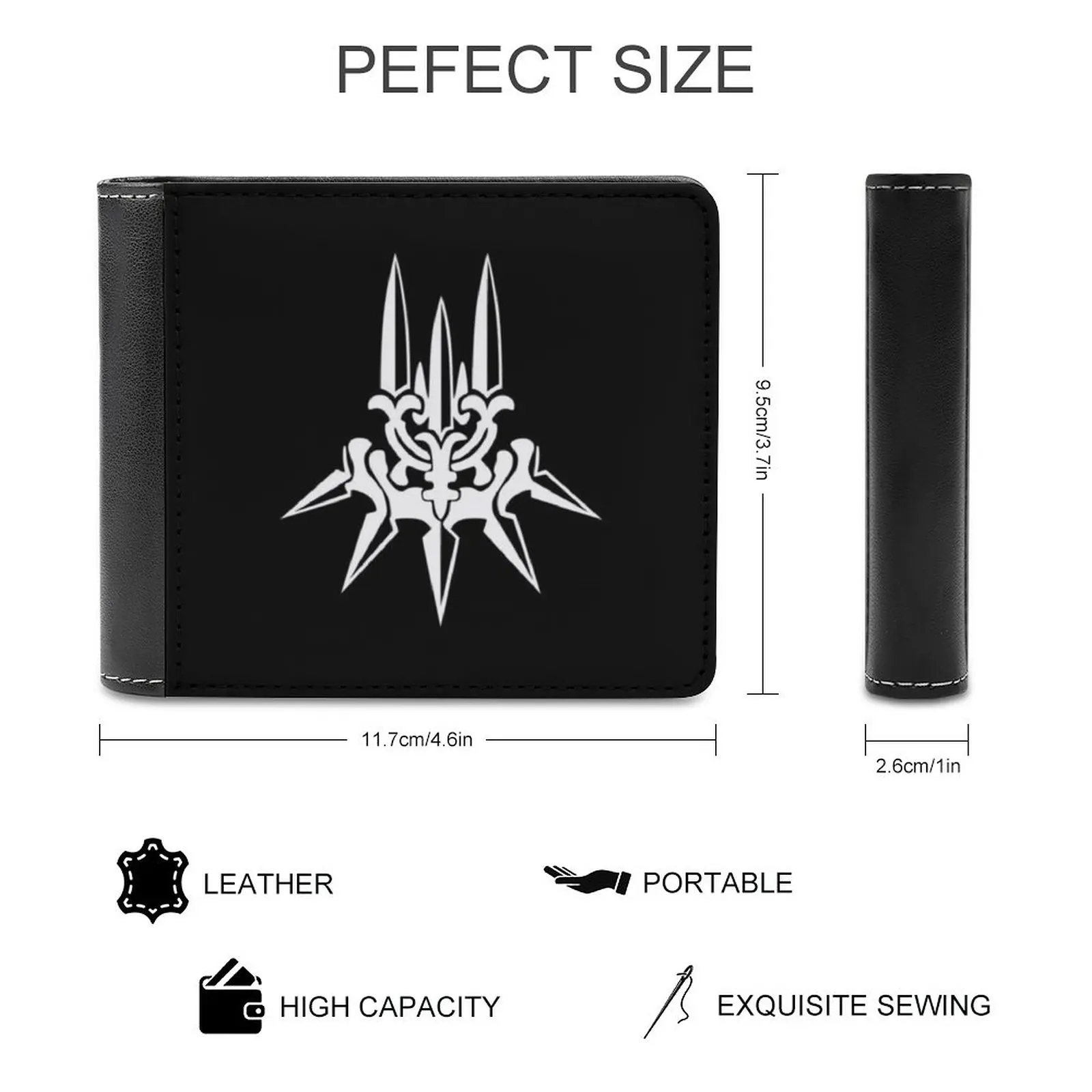 Yorha White Insignia New Men Wallets Pu Leather Men Purse High Quality Male Wallet Nier Automata 2B 9S A2 Platinum Replicant