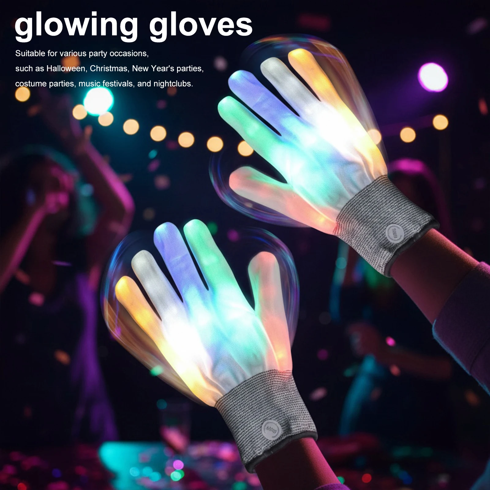 Gants LED à 7 couleurs pour sp - Led Gloves Music avis et prix
