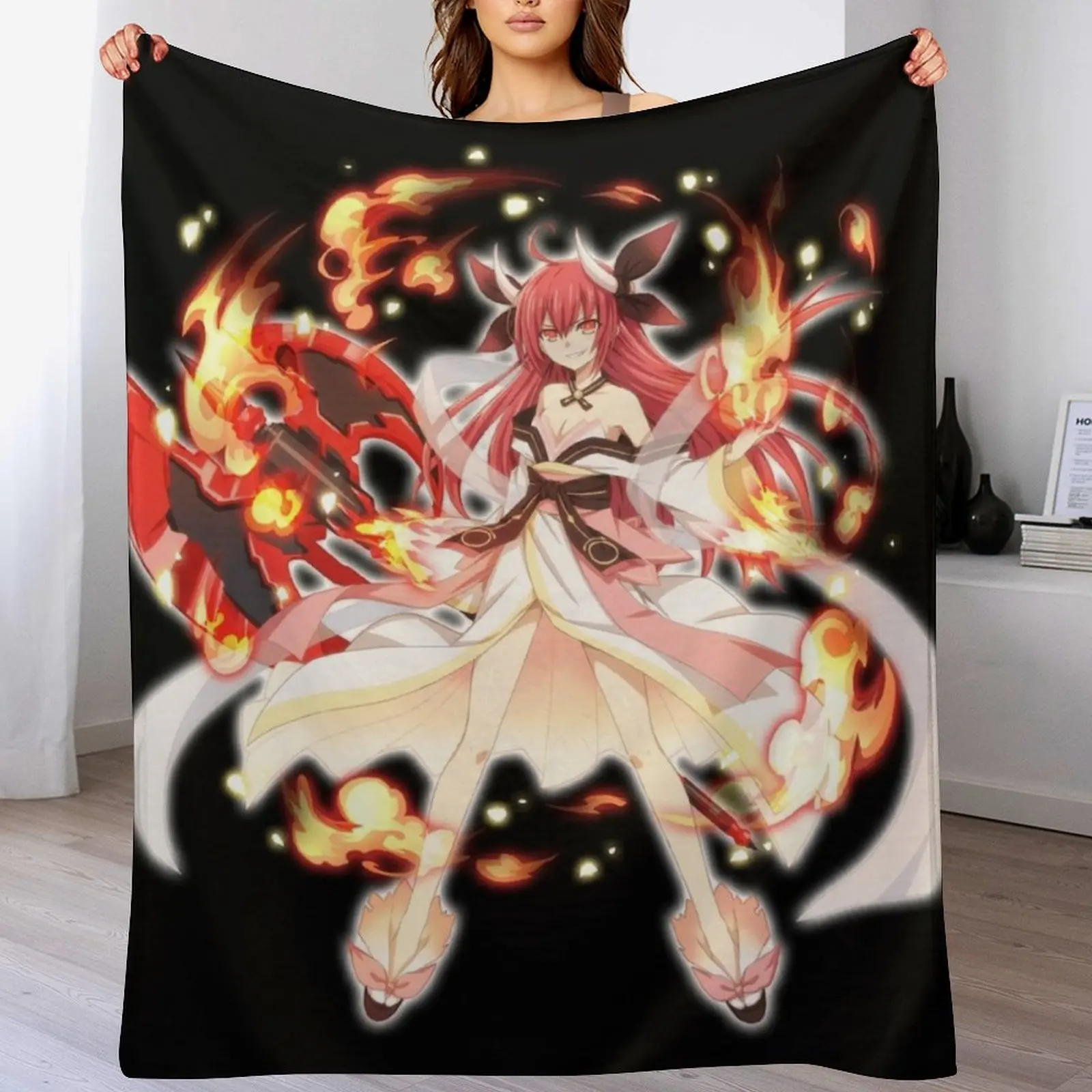 Itsuka Kotori - Date a Live Throw Blanket Loose Beach for babies Luxury St Blankets