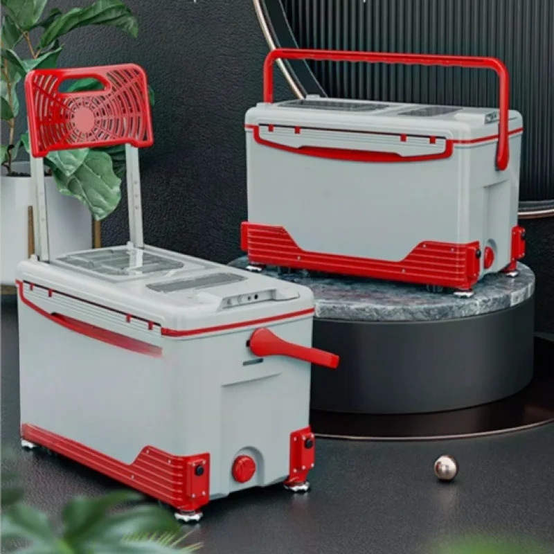 

Multifunctional four-foot lift fishing box, fish barrel fishing gear