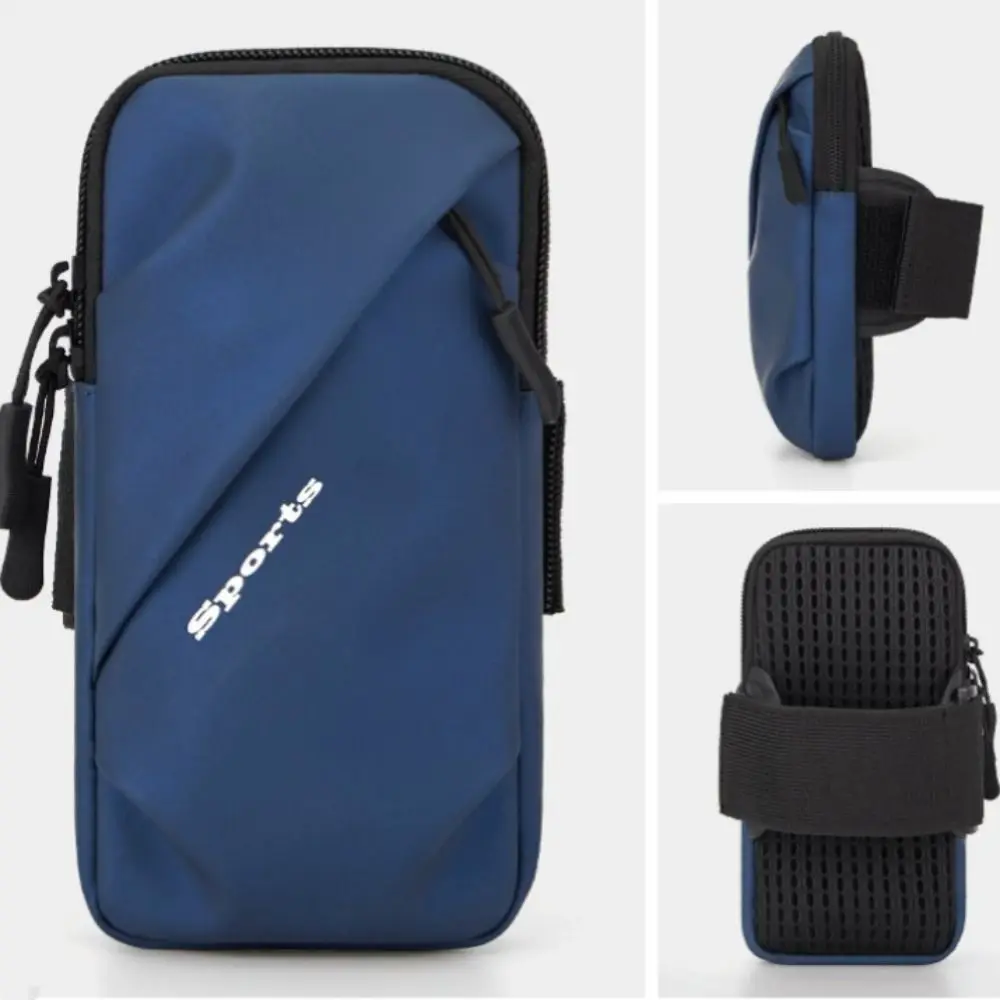 

Сетчатая дышащая сумка для телефона на руку, двухслойная эластичная регулируемая сумка для телефона для бега, защита от падения, спортивная сумка на руку