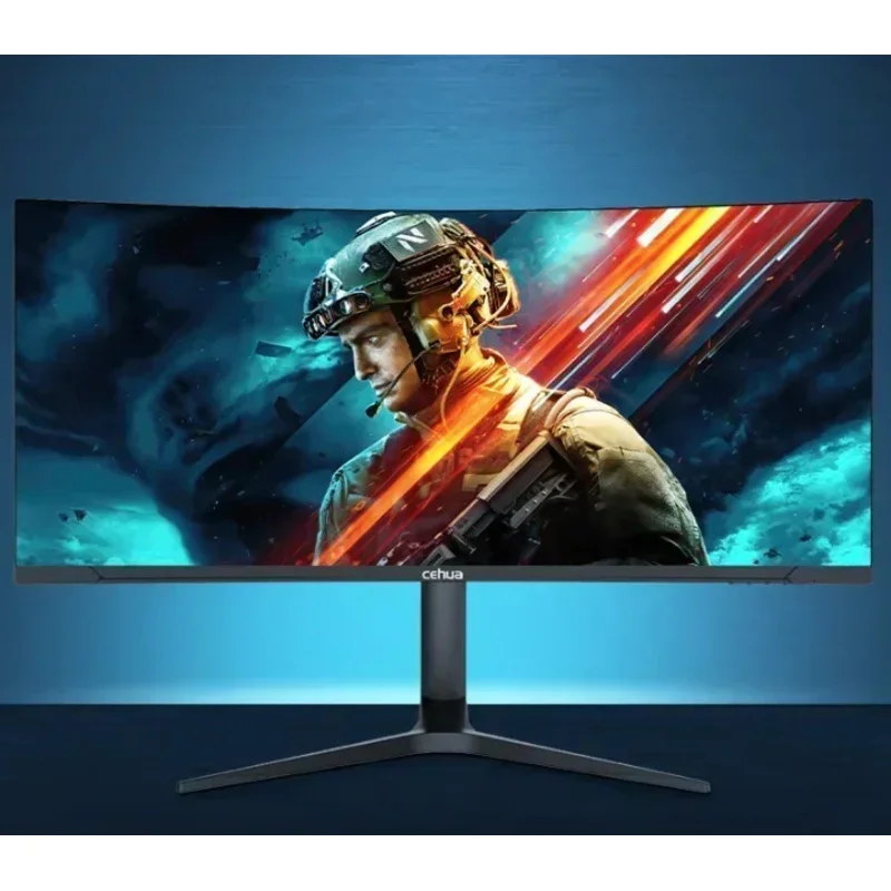 Monitor per computer, 34 pollici, schermo curvo, 3440*1440p, quasi-4K, 165 Hz, risposta estrema da 1 ms, 21:9 ultra ampio, applicabile per giochi e ufficio