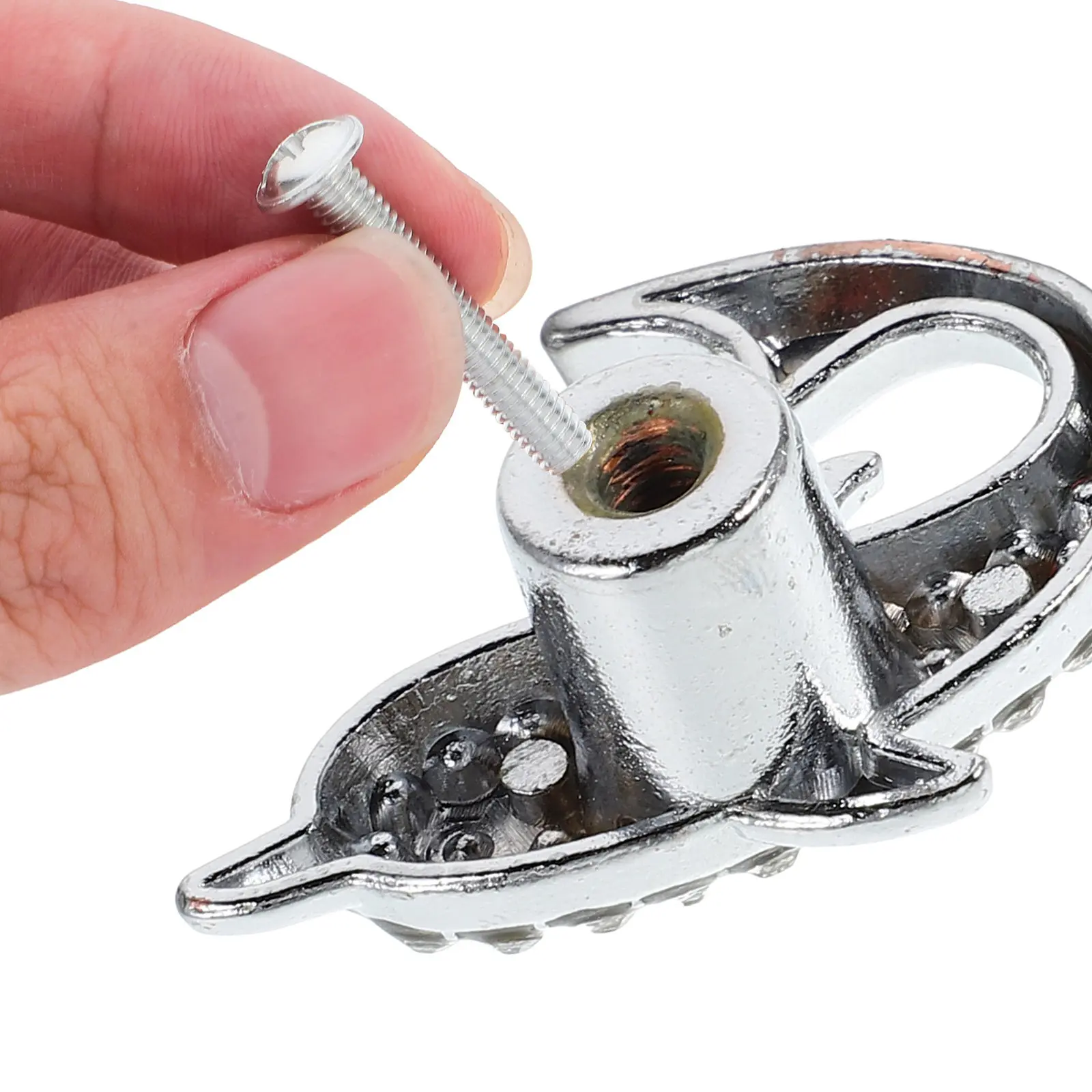 4Pcs Dolphin Cabinet Knobs Kids Drawer Pulls Alloy Material Crystal Inlay American Style Decorative Handles for Bedroom