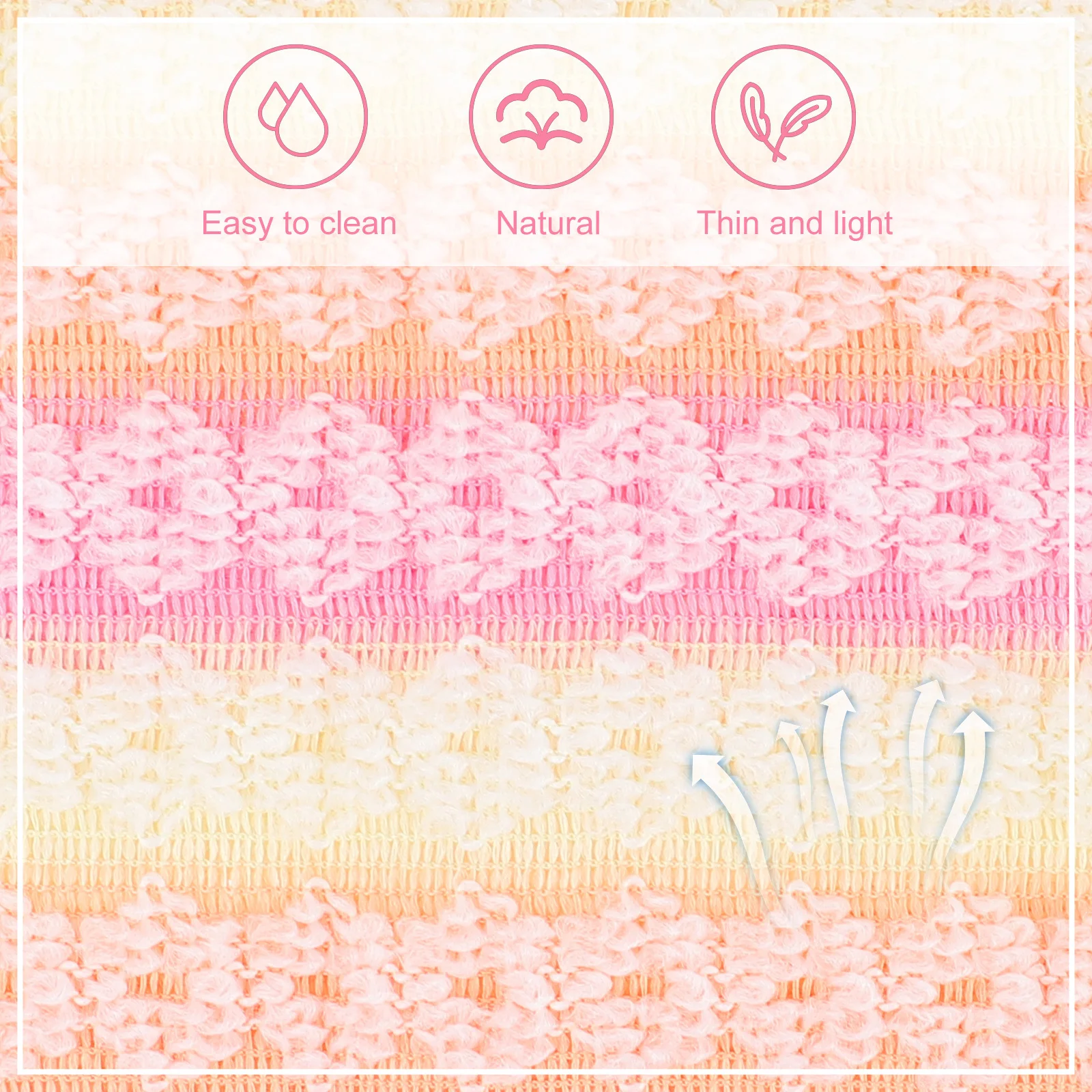 

Exfoliating Bath Towel Long Back Scrubber Shower Towel Body Cleaning Portable Reusable Washable Easy Grip Dead Skin Remover