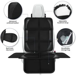 Funda protectora para asiento de coche Tesla Model 3 Y para niños Y niñas, cojín para asiento trasero, accesorios de alfombrilla protectora de cuero PU Oxford