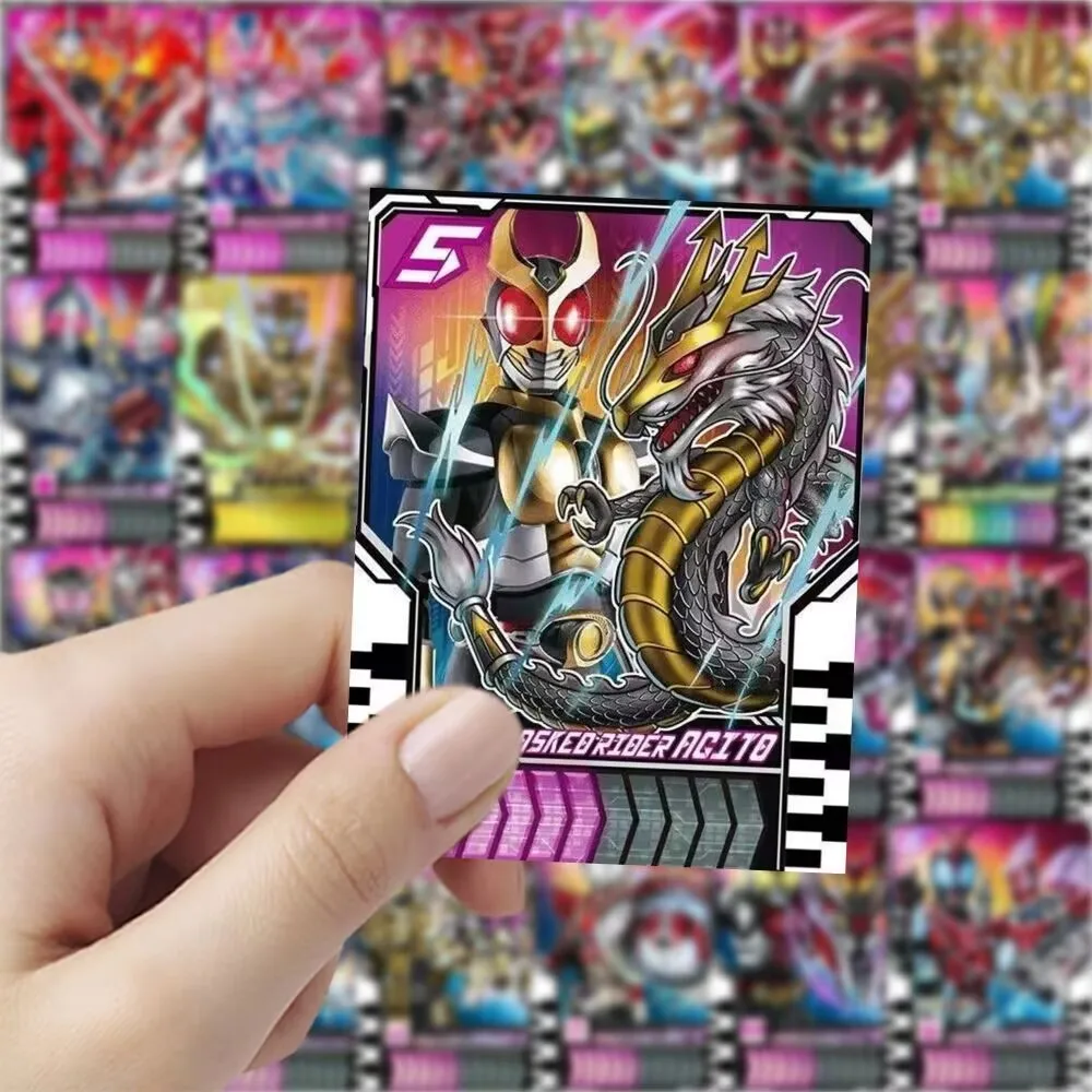 60pcs Bandai Kamen Rider Gotchard Series Self-made Adhesive Card Can Be Linked To Dx Transform Waist Belt Driver Collection Card