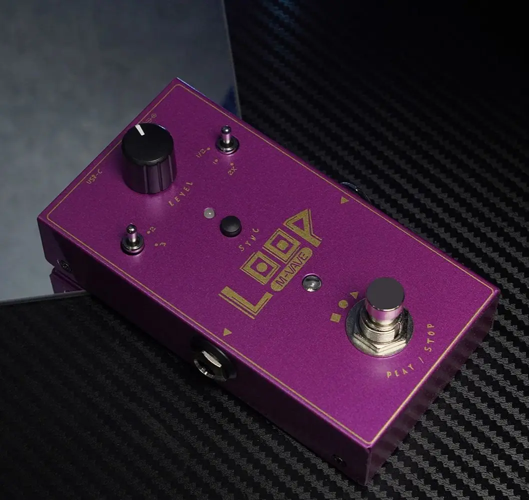 

M vave Loop II Effect Device with Three Times Speed Recording Storage/Pre Recording Function for Support Import/Export WAV Files