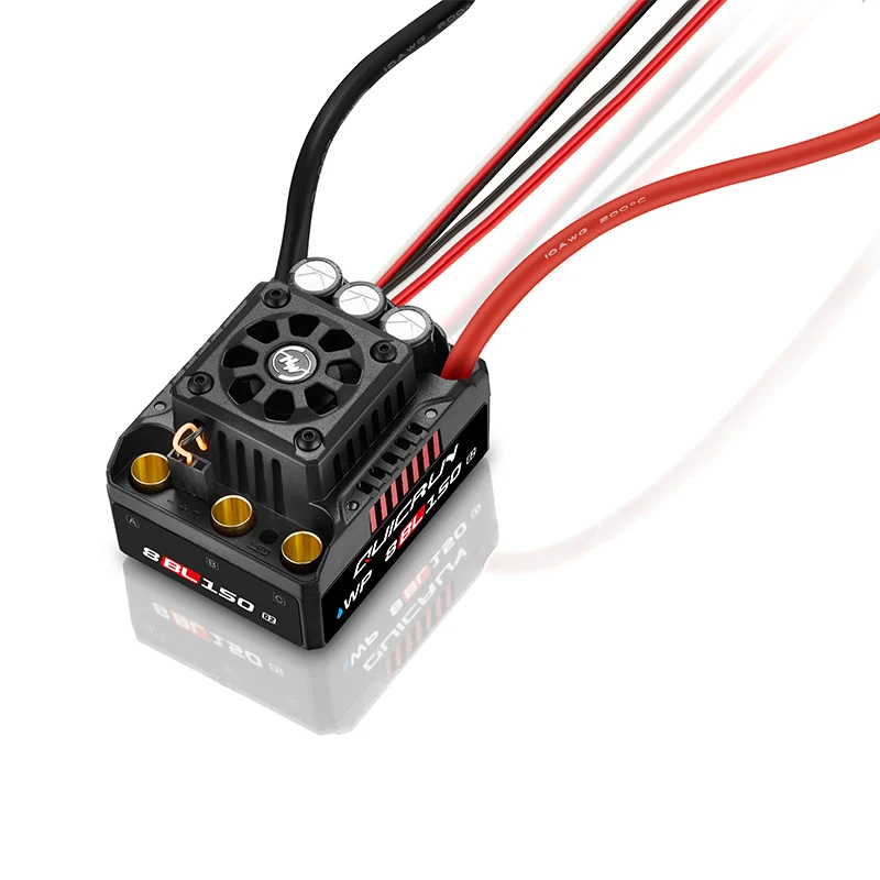 Upgraded HOBBYWING quicrun WP 8 BL150 G2 3-6S Vízálló sebesség ​​controller sensorless brushless ESC számára 1/8 RC Kamion