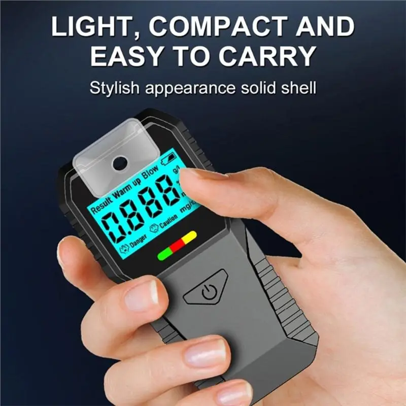 B92B-MR1102 Digital LED Breathalyzer Breath Alcohol Tester Portable Breath-Based Tester For Drivers Vehicle-Mounted