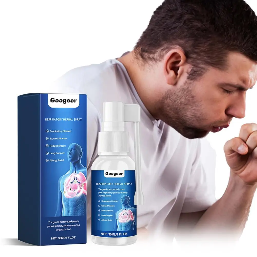 

Lung Cleansing Spray Lung Health Supplement Liquid Spray Detox For Smokers And Non Smokers Natural Herbal Extract 30ml