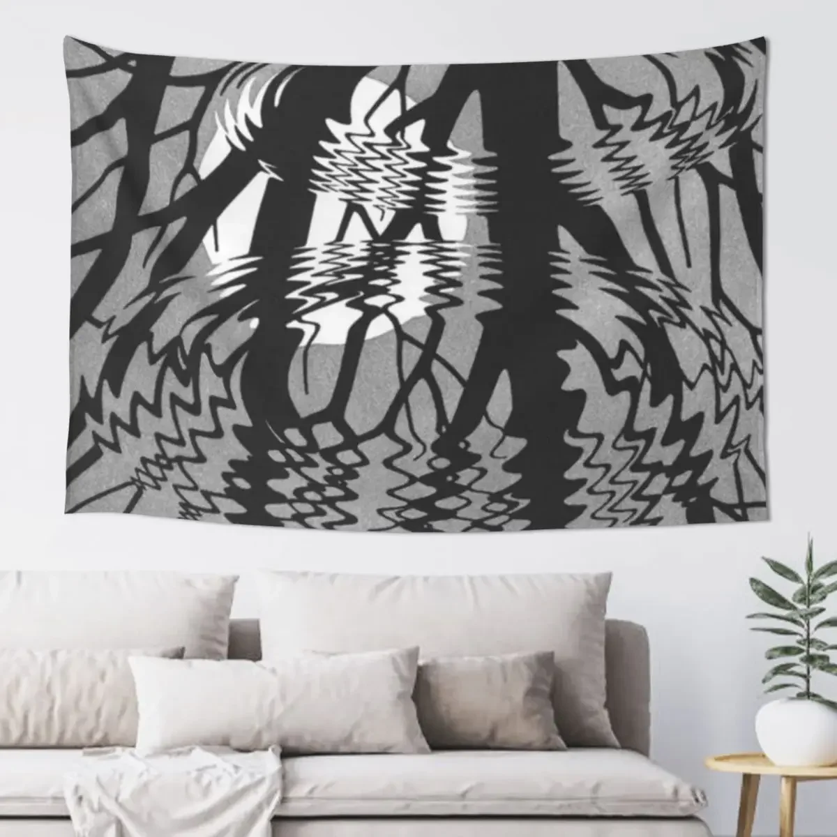 

Corrugated Surface by Maurits Cornelis Escher Tapestry Decoration Room Art Mural Wall Decor Hanging House Decoration Tapestry