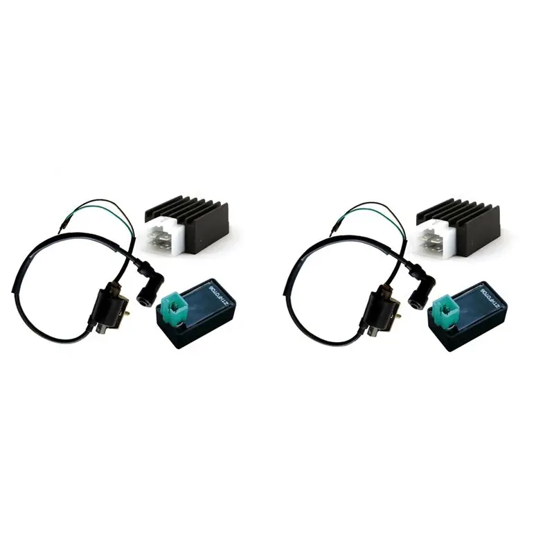 6X Ignition Coil & Cdi Unit & Regulator 90 110Cc 125Cc Pit Quad Dirt Bike Atv Buggy-T61C