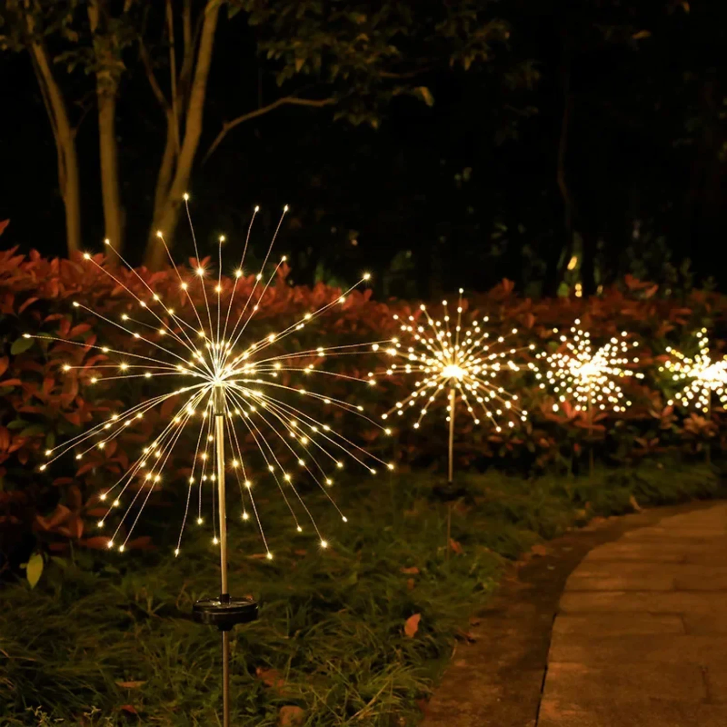 

90 LED Solar Power Lights Garden Decoration Fairy Lights Waterproof Outdoor Dandelion Lawn Lamp Patio Garden Decor