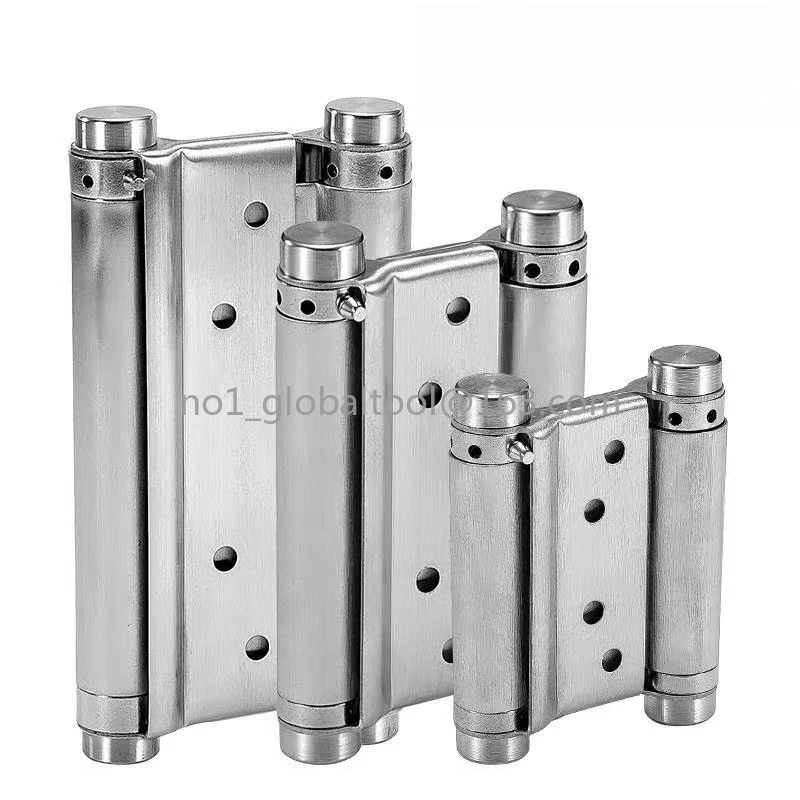 Recinzione per porta libera bidirezionale con chiusura automatica Cerniera dedicata Cerniera a molla doppia aperta in acciaio inossidabile Cerniera per porta bifacciale