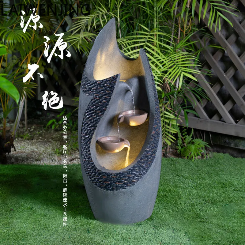 

SGF flowing water makes money fountain ornament courtyard circulating water floor landscape decoration