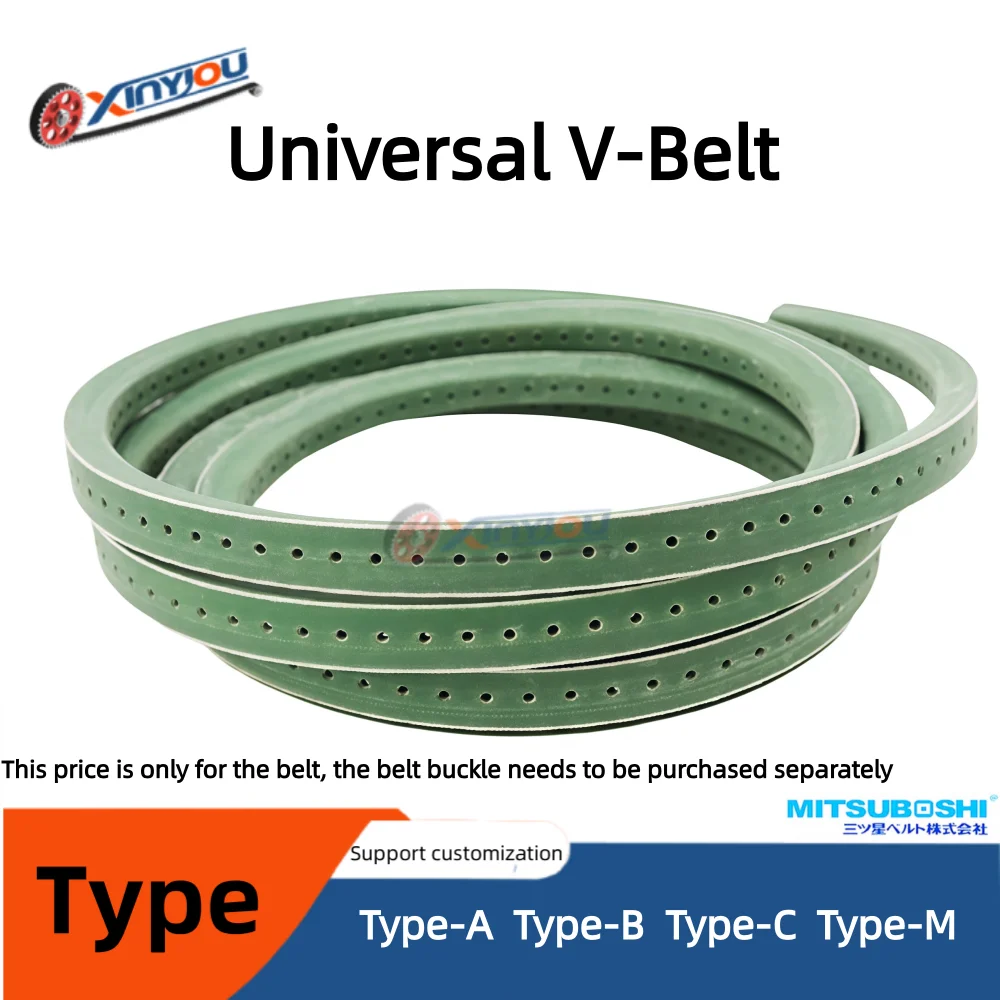 

MITSUBOSHI Universal punching triangle belt Type A B C M for industrial and agricultural equipment transmission V-belt in Japan