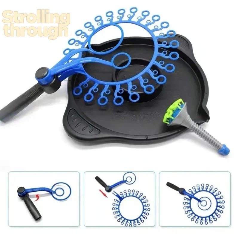 

Многофункциональная большая пластина для мыльных пузырей: инновационный инструмент для выдувания пузырей для детских сценических выступлений, вечеринок и праздников