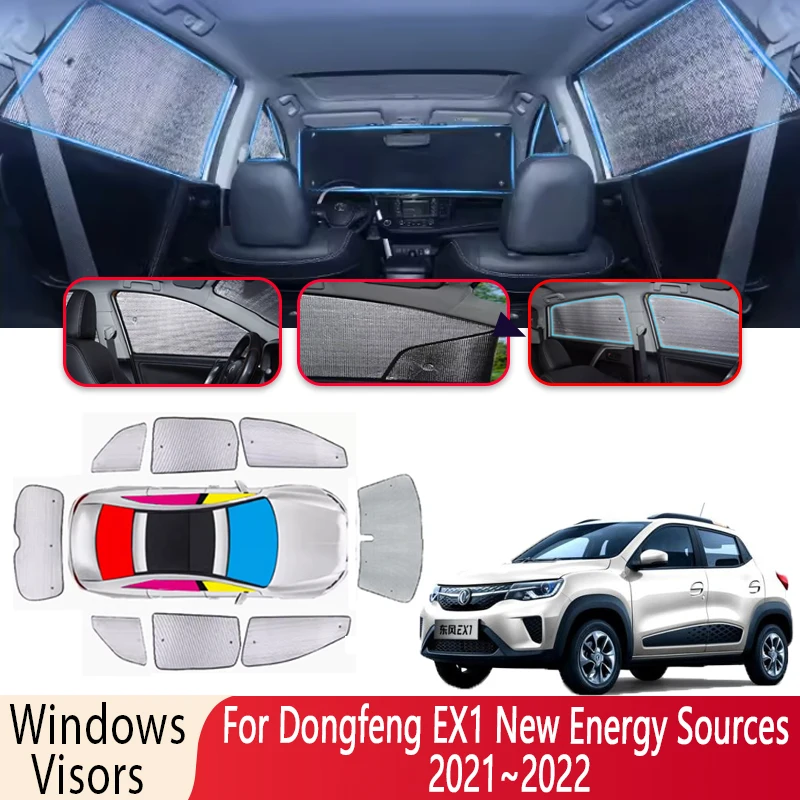 

Sun Shade For Dongfeng EX1 New Energy Sources 2021~2022 Car Windshield Sunshade Heat Insulation Auto Parts Sun Visor Accessories