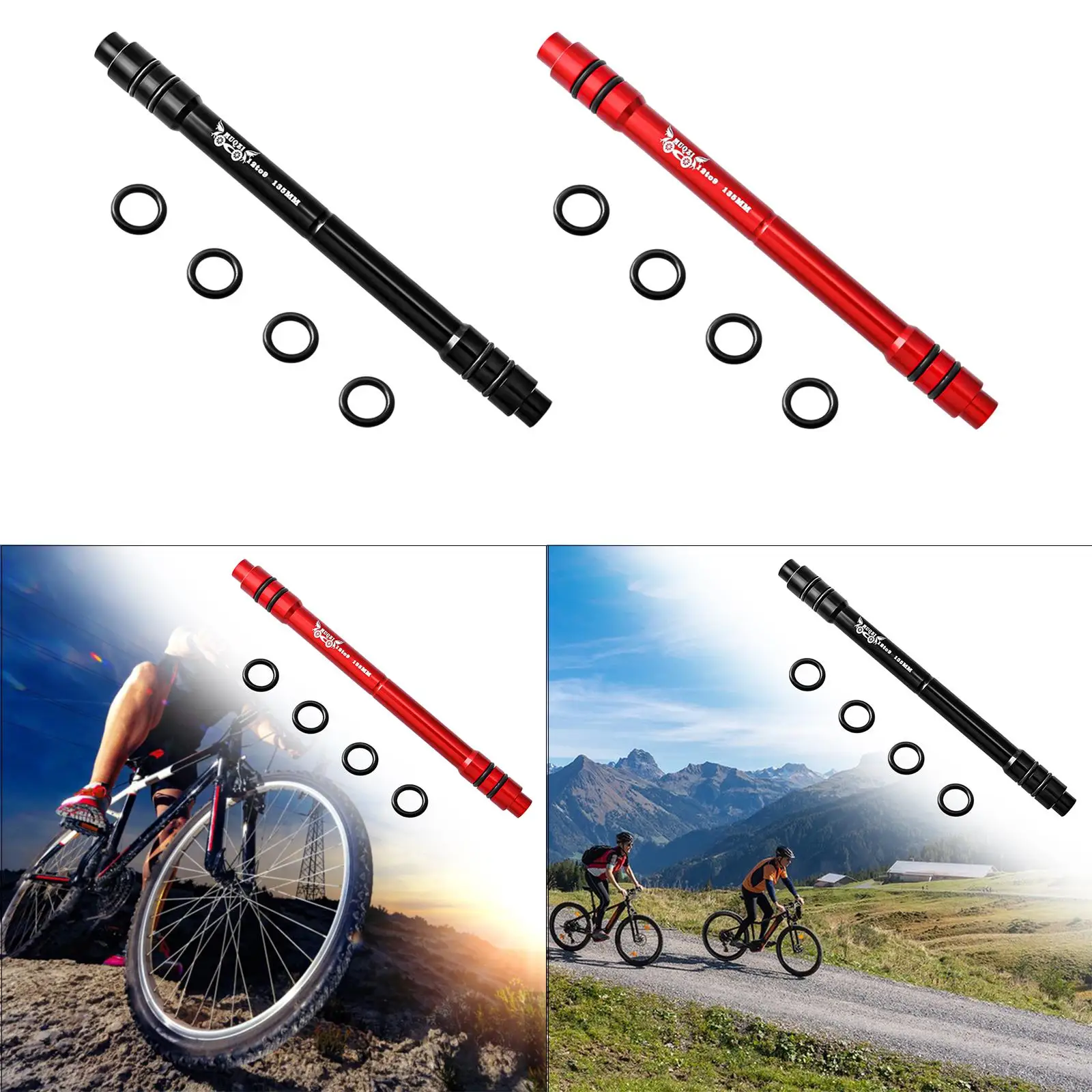 

Bicycle Hub Adapter From 12 Mm to 9 Mm for Quick Tensioners, Conversion to 135 Mm