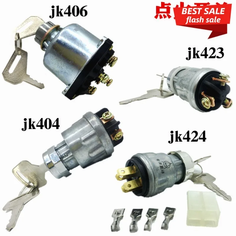 

Truck Forklift Agricultural Vehicle Construction Machinery Preheating and Starting Point Switch JK423 404 424 406