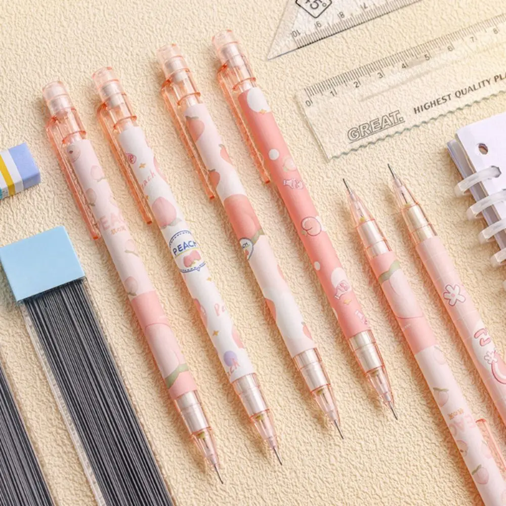 High Quality 0.5MM 2B Automatic Pencil Come With Eraser Stationery Mechanical Pencil Press Type Propelling Pencil Students