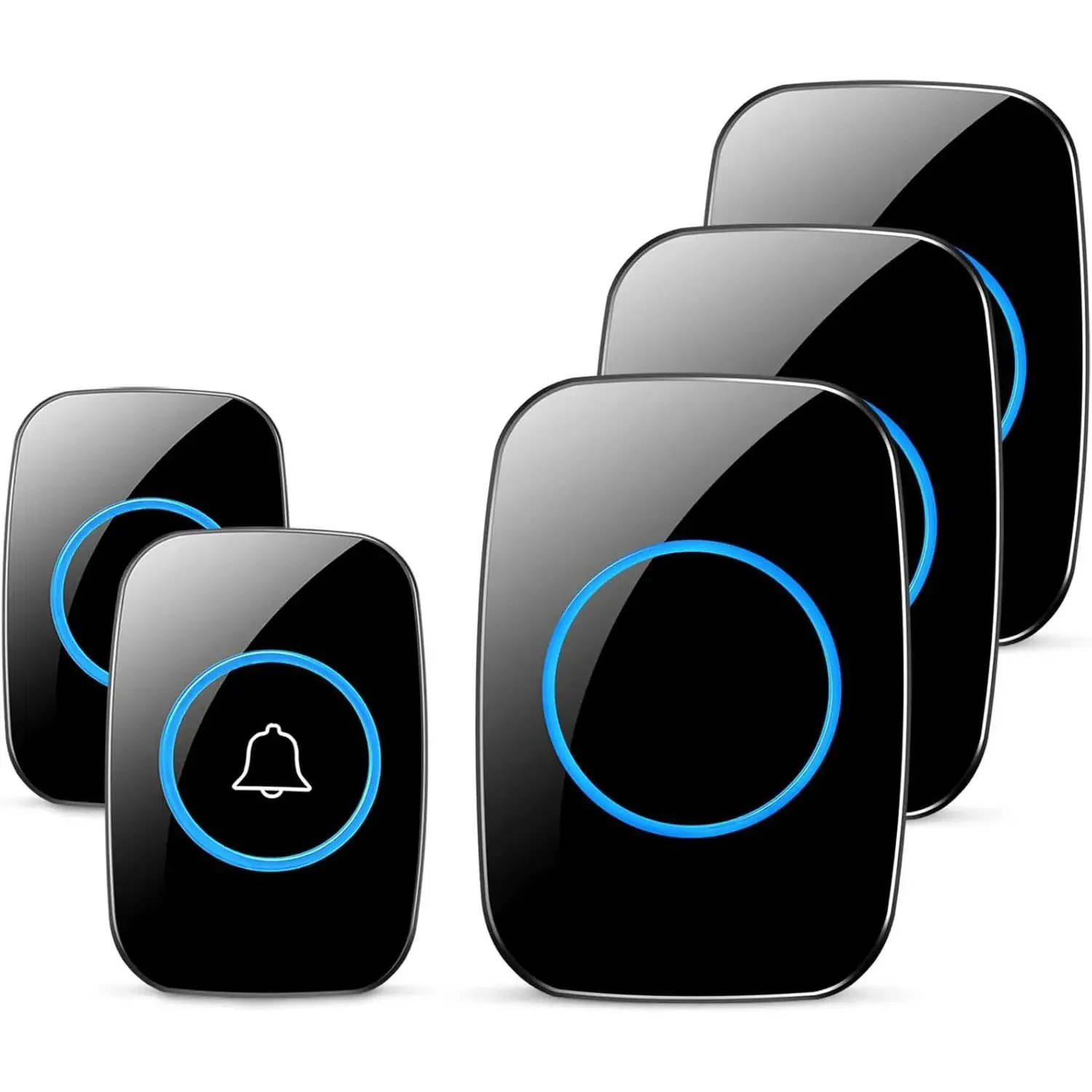 Smart Wireless Doorbell – Waterproof, 150M Range, Battery-Powered, Long-Distance Chime, Easy Installation for Home & Office