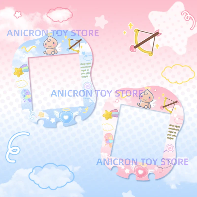 재고 있음 타마고치 유니 펫 머신 데빌 엔젤 딸기 사과 보호 패널 종이 배송 도구