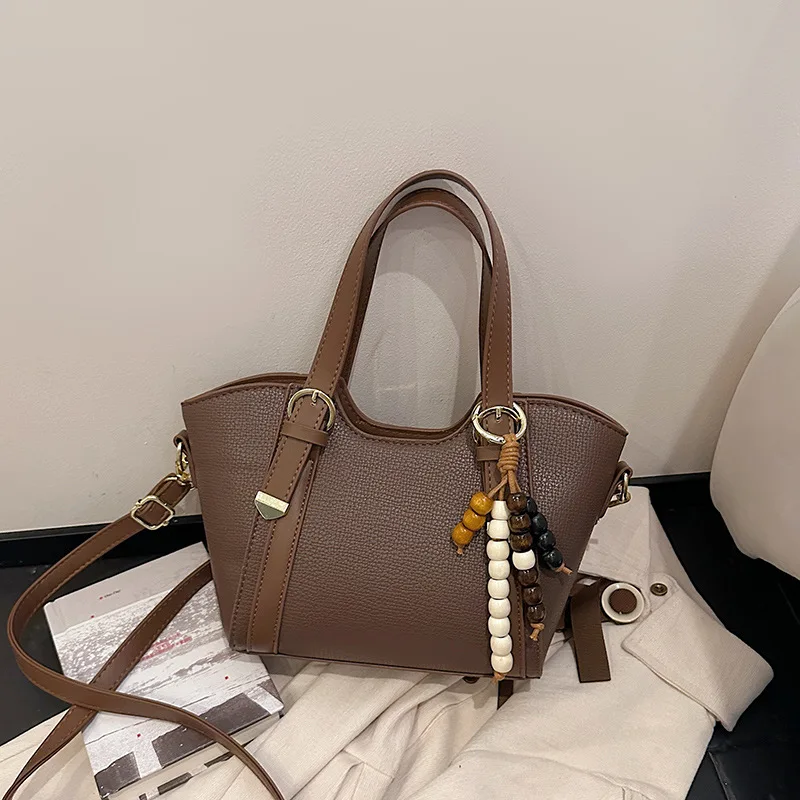 

2025 Winter Vintage Bucket Bag, Textured Crossbody Purse for Women, Versatile Shoulder Tote, Minimalist Day to Night Bag