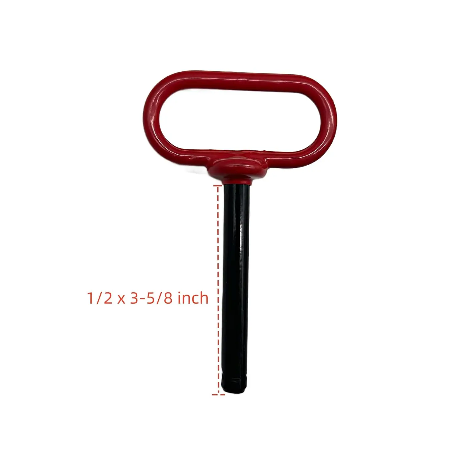 Hitch Pin 1/2 x 3-5/8 inch Trailer Tow Hitch Lock Pin Clevis Pin with Handle and Clip Fits Towing RV Truck Boat Car Tractor