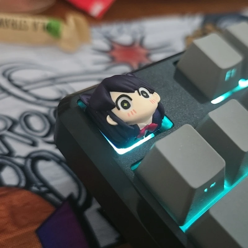Komi Can'T Communicate Komi Shouko Anime Merchandise Personalized Customization Mechanical Keyboard ESC Keycap Cartoon Girl Gift view 6