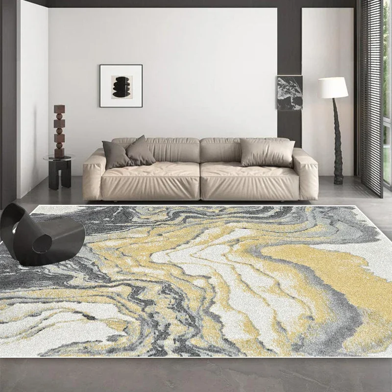 Ink Wash Abstract Carpet Living Room Nordic Decoration Home Sofa Large Area Rugs 160x230 Bedroom Bedside Washable Plush Foot Mat