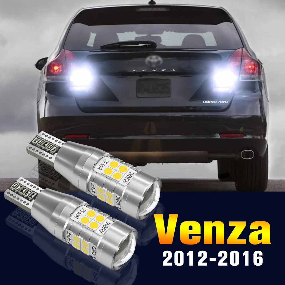 

2pcs LED Reverse Light Bulb Backup Lamp For Toyota Venza 2012-2016 2013 2014 2015 Accessories