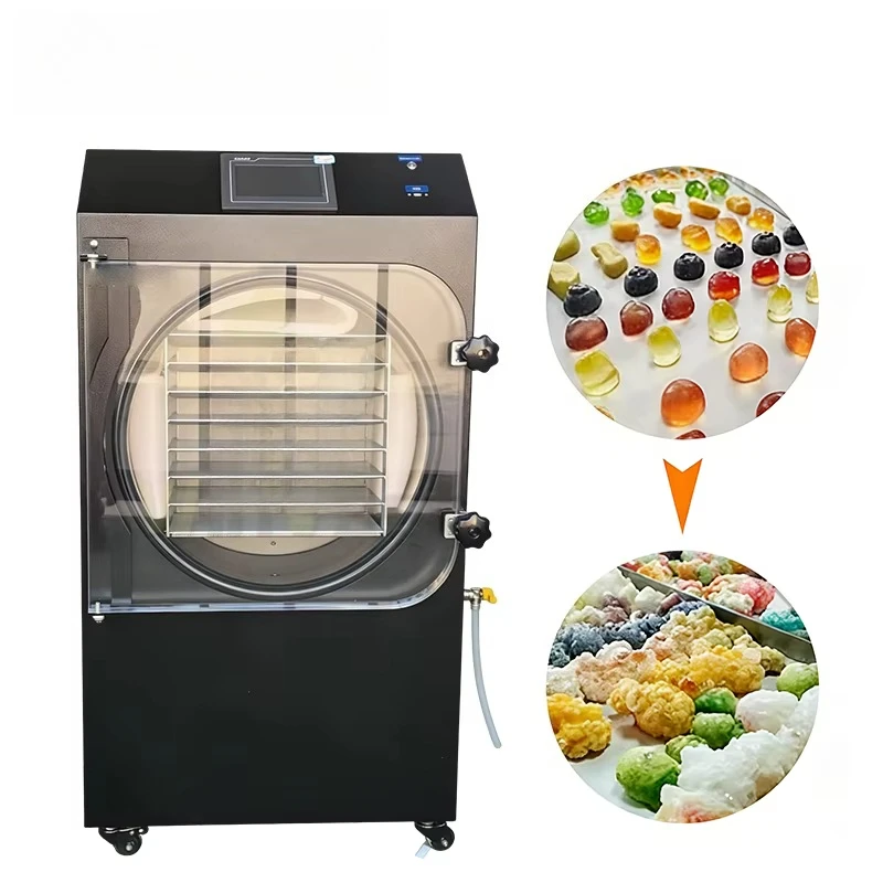 Custom CE Certified Commercial Freeze Dryer, High Capacity Vacuum Freeze Dryer for Herbal Medicine and Pet Food