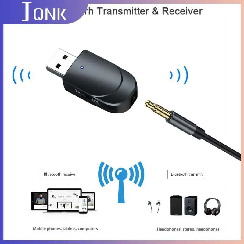 3 In 1 USB Wireless Bluetooth Adapter Audio Transmitter Receiver For Switch PS4 And PS4 PRO 3.5mm Car Audio Adapter V5.0