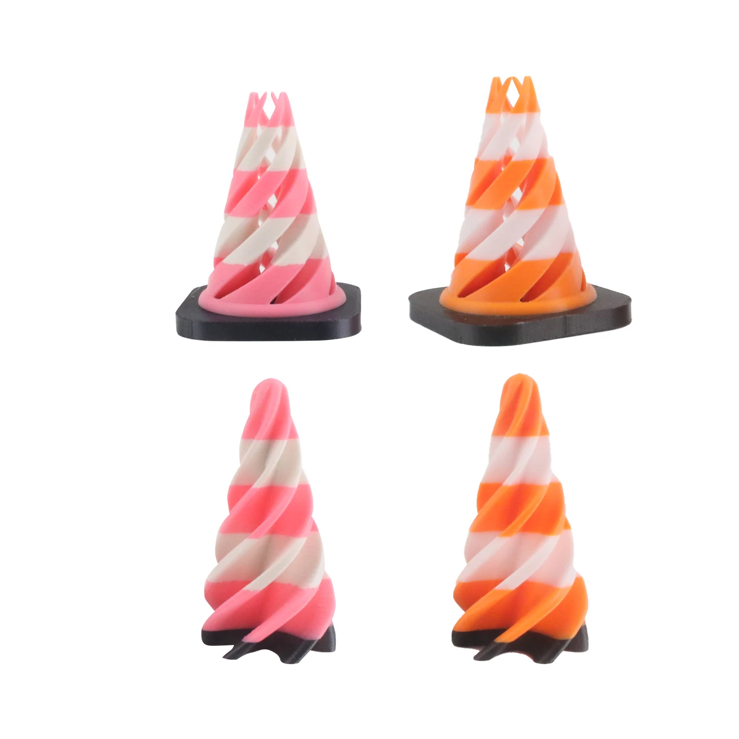

3D printing decompression safety bucket spiral cone toy, decompression toy